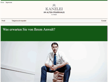 Tablet Screenshot of kanzlei-emmendingen.de